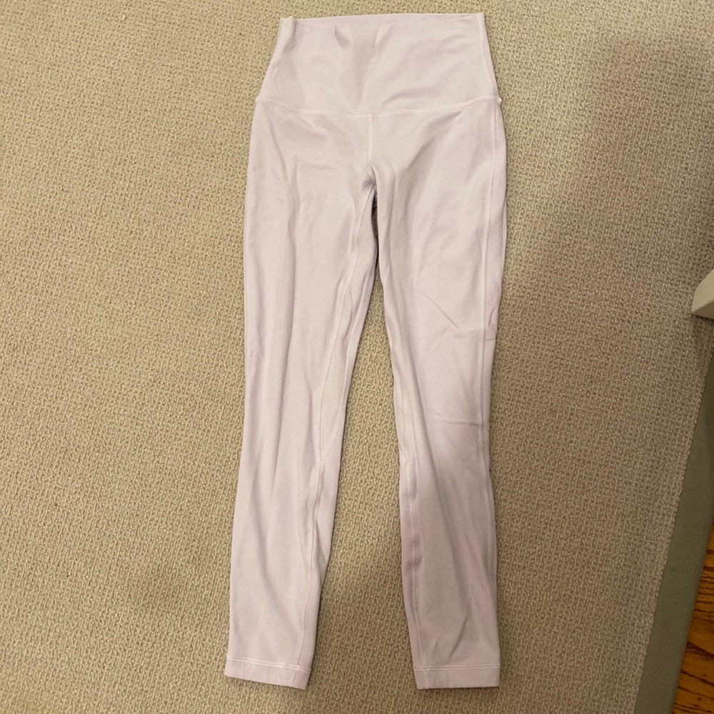 lululemon lilac align leggings 25 inch